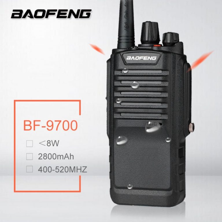 Baofeng BF-9700 High Power Walkie Talkie Waterproof UHF Handheld Radio ...