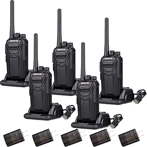 5 Pack Walkie Talkie For Group Use