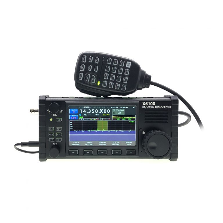 XIEGU X6100 50MHz All Mode Transceiver HF Transceiver Portable SDR
