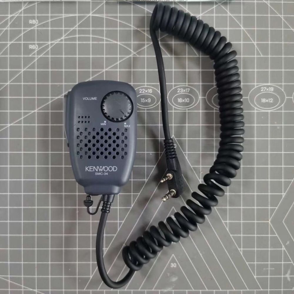Kenwood SMC-34 Speaker Microphone for Walkie Talkie TH-F6A TH-F7A