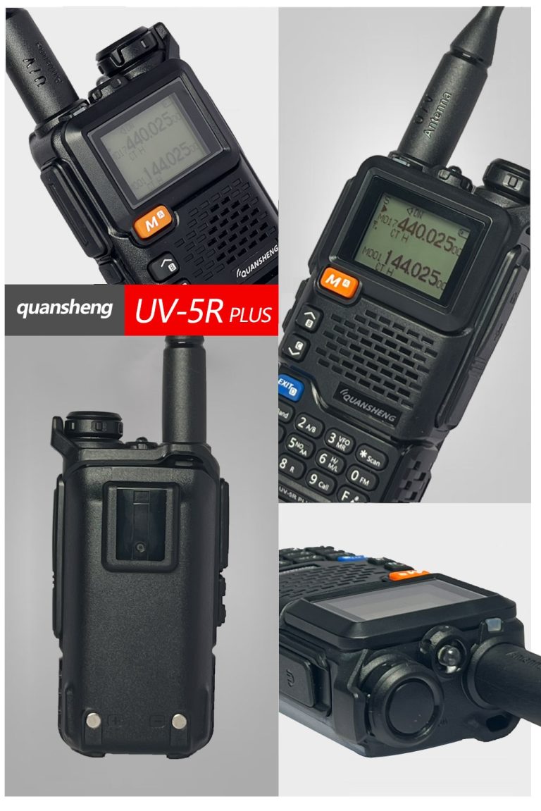 Quansheng UV-5R PLUS Walkie Talkie 5W Air Band Radio Charge UHF VHF ...